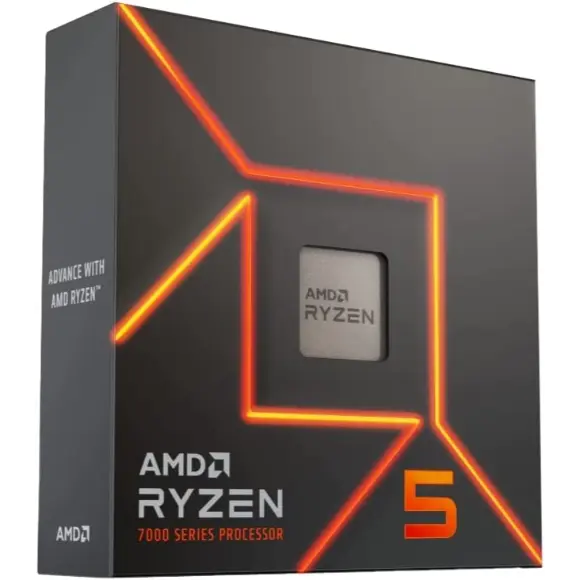 AMD Ryzen 5 2600X CPU, 3.0GHz speed, 8MB cache, compatible with LGA1151 socket, displayed in its box.