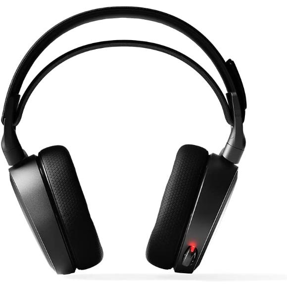 SteelSeries Arctis 9 - Dual Wireless Gaming Headset - Lossless 2.4 GHz Wireless + Bluetooth - Black - PakByte Computers 