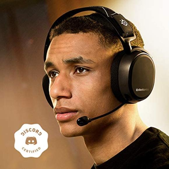 SteelSeries Arctis 9 - Dual Wireless Gaming Headset - Lossless 2.4 GHz Wireless + Bluetooth - Black - PakByte Computers 