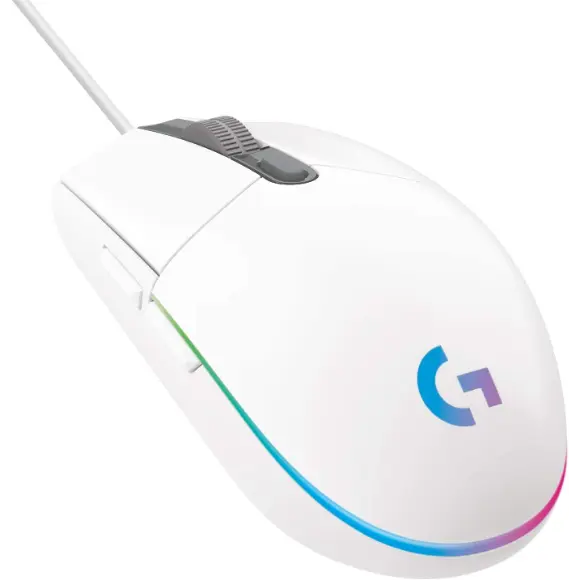 Logitech G102 Lightsync RGB Gaming Mouse - White - PakByte Computers 