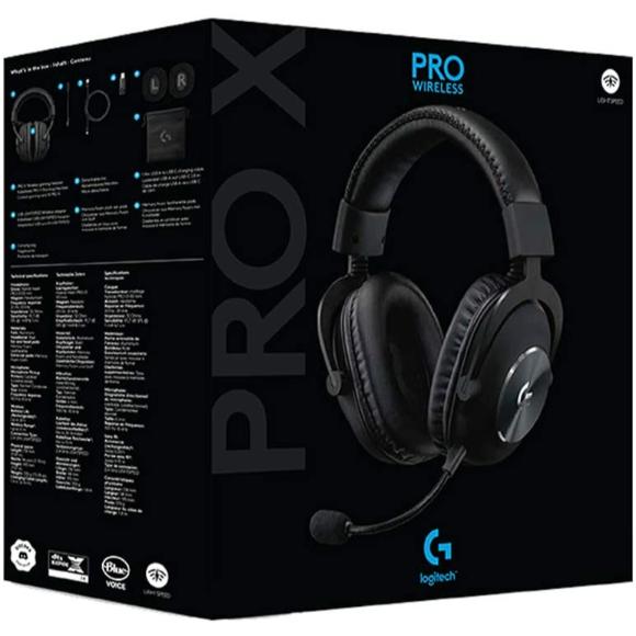 Logitech G PRO X Wireless Lightspeed Gaming Headset with Blue VO!CE Mic Filter Tech, DTS Headphone:X 2.0 Surround Sound - PakByte Computers 