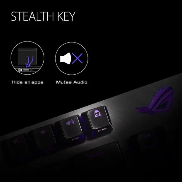 Asus ROG Strix Scope TKL Deluxe Wired Mechanical RGB Gaming Keyboard (X801 STRIX SCOPE TKL D/RD/US) - PakByte Computers 