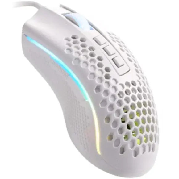 REDRAGON M808W STORM LUNAR LIGHTWEIGHT RGB GAMING MOUSE - WHITE - PakByte Computers 