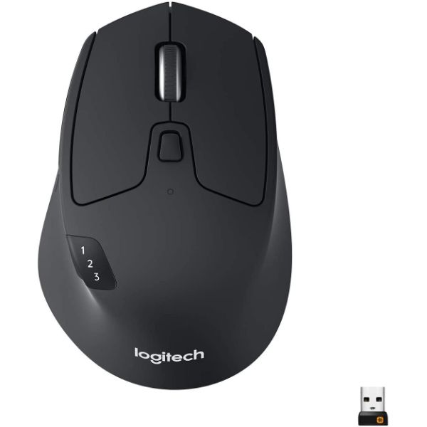 Logitech M720 Triathalon Multi-Device Wireless Mouse – Black - PakByte Computers 