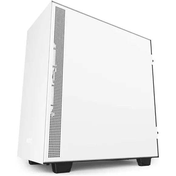 NZXT H510 Compact Mid-Tower Case with Tempered Glass - CA-H510B-W1 - Matte White - PakByte Computers 