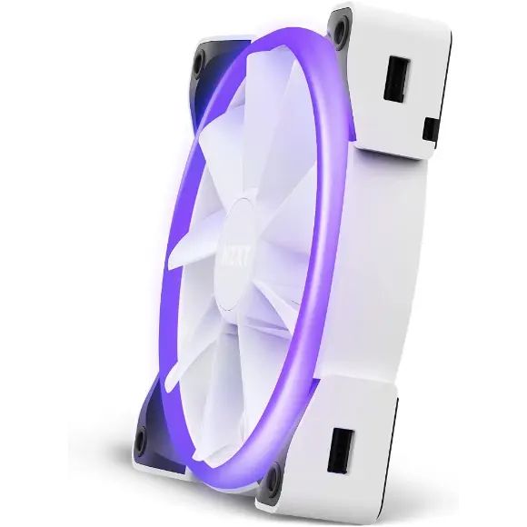 NZXT -Aer RGB 2 120mm Case Fan - White - HF-28120-BW - PakByte Computers 