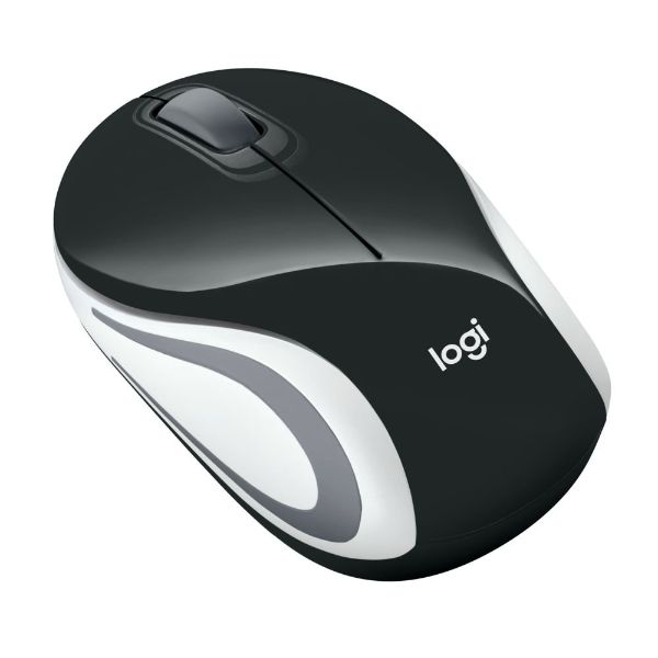 Logitech M187 Ultra Portable Wireless Mouse, 2.4 GHz with USB Receiver, 1000 DPI Optical Tracking - Black - PakByte Computers 