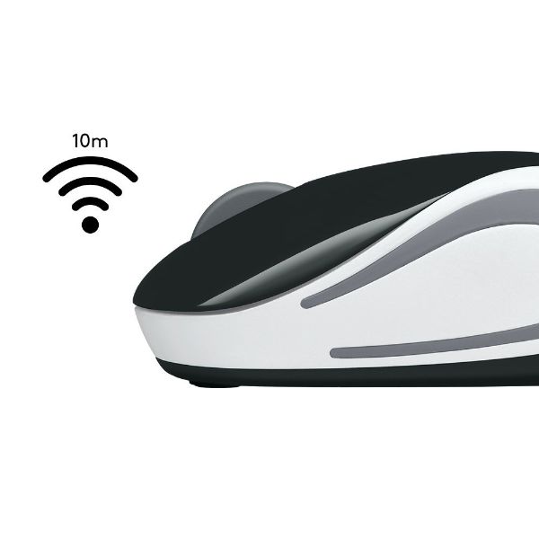 Logitech M187 Ultra Portable Wireless Mouse, 2.4 GHz with USB Receiver, 1000 DPI Optical Tracking - Black - PakByte Computers 