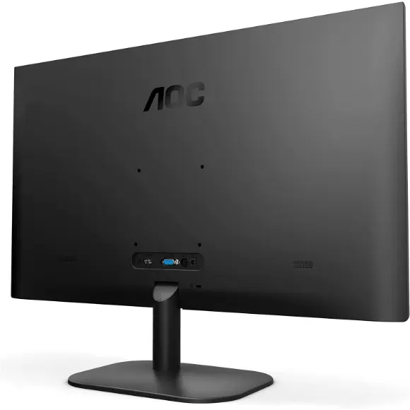 AOC 27B2H 27" Full HD IPS Monitor, 3-Sided Frameless & Ultra Slim Design, HDMI and VGA inputs, Low blue Mode, VESA compatible, Black - PakByte Computers 