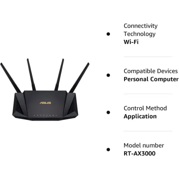 ASUS RT-AX58U Dual Band WIFI Router - PakByte Computers 