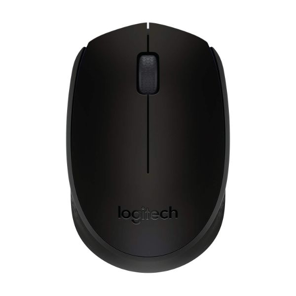 Logitech B170 Wireless Mouse, 2.4 GHz with USB Nano Receiver, Optical Tracking - Black - PakByte Computers 