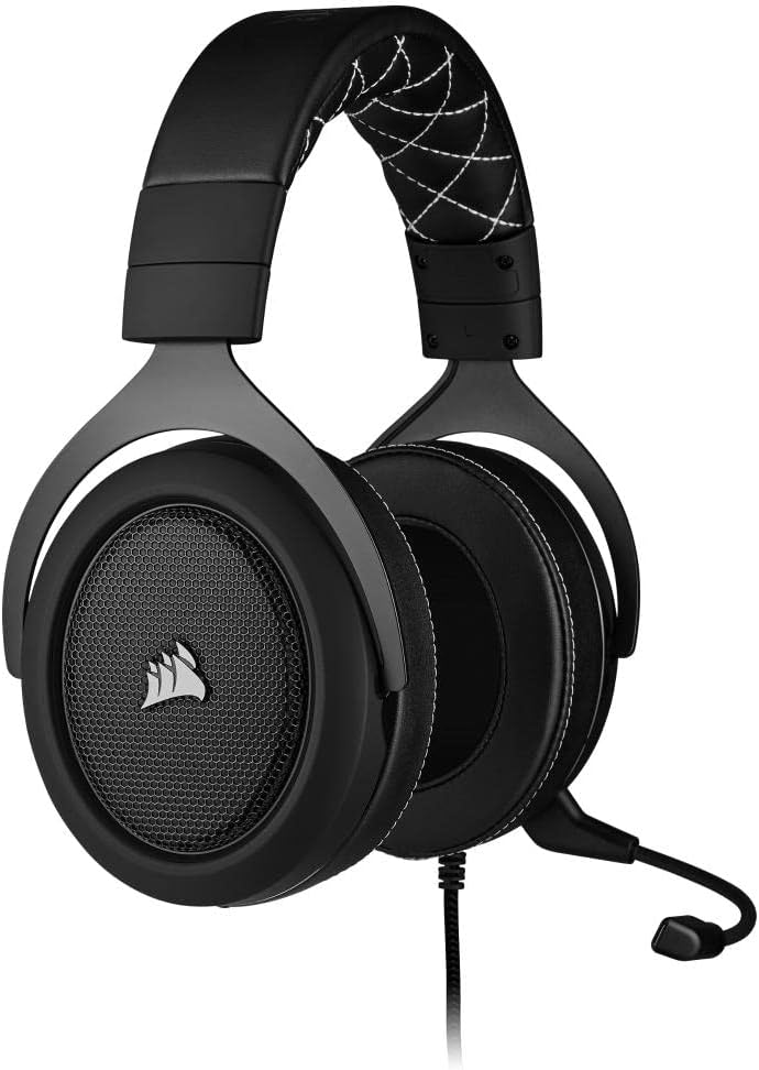 Corsair HS60 PRO - 7.1 Virtual Surround Sound Gaming Headset with USB DAC - Carbon - PakByte Computers 