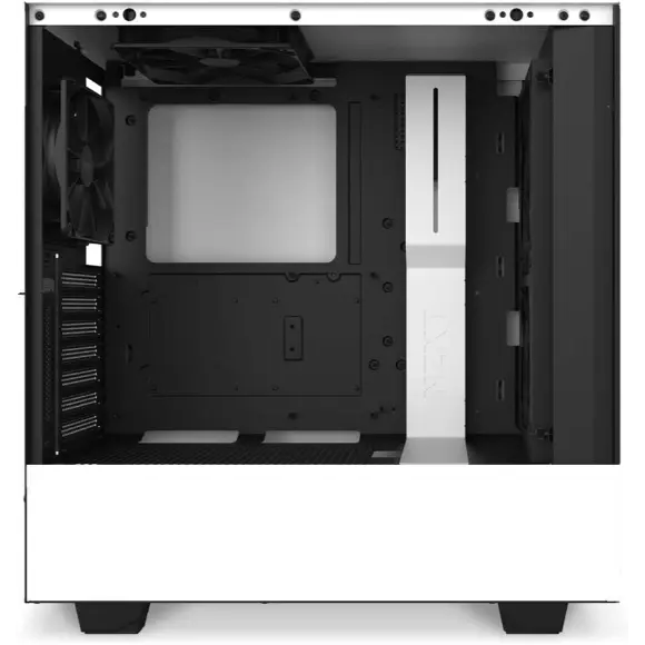 NZXT H510 Elite Mid-Tower ATX PC Gaming Case - CA-H510E-W1 - Matte White - PakByte Computers 