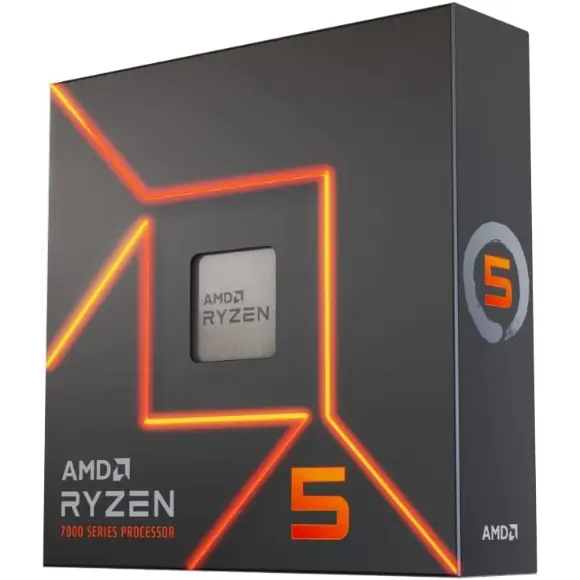 AMD Ryzen 5 2600X CPU, 3.0GHz speed, 8MB cache, compatible with LGA1151 socket, displayed in its box.