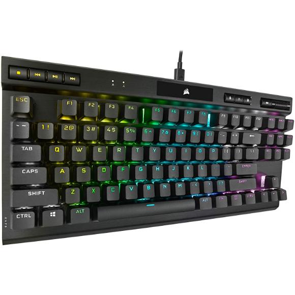 CORSAIR K70 RGB TKL – Champion Series Tenkeyless Mechanical Gaming Keyboard - PakByte Computers 