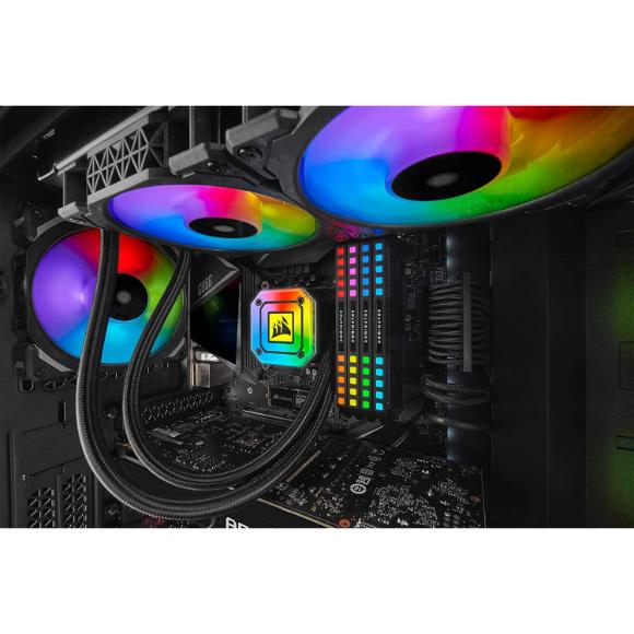 Corsair iCUE H100i Elite Capellix Liquid CPU Cooler - PakByte Computers 