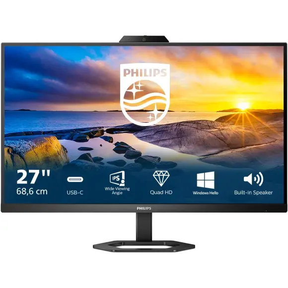 PHILIPS 27E1N5600HE 27" with Windows Hello Webcam LCD monitor - PakByte Computers 