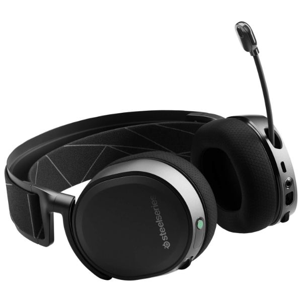 SteelSeries Arctis 7 (2019 Edition) Lossless Wireless Gaming Headset with DTS Headphone:X v2.0 Surround for PC and PlayStation 4 – Black - PakByte Computers 