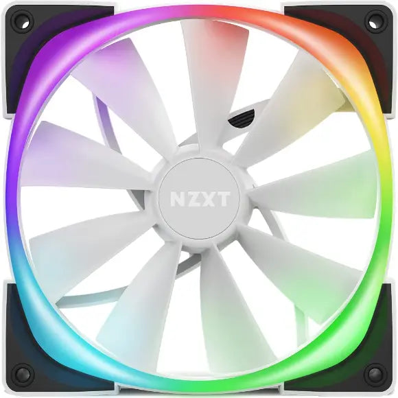 NZXT Aer RGB 2 140mm Case Fan - White - HF-28140-BW - PakByte Computers 