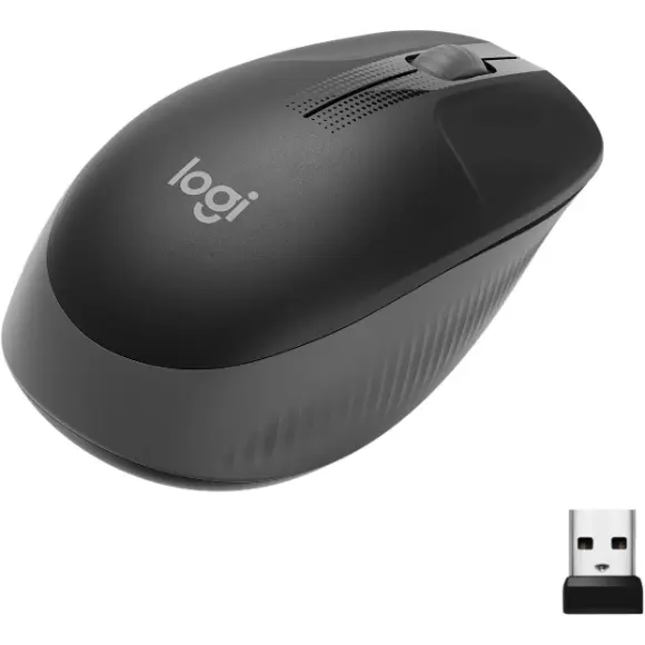 Logitech M190 Wireless Mouse - Charcoal - PakByte Computers 