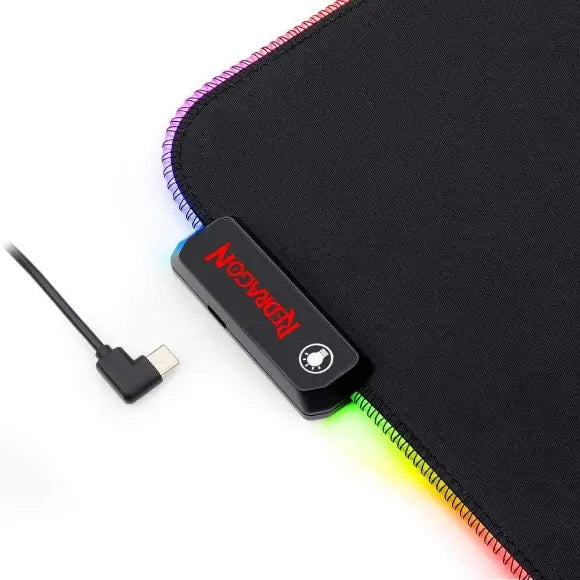 REDRAGON Pluto P026 RGB Gaming Mouse Pad - PakByte Computers 