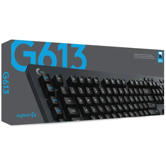 Logitech G613 LIGHTSPEED Wireless Mechanical Gaming Keyboard - Grey - PakByte Computers 