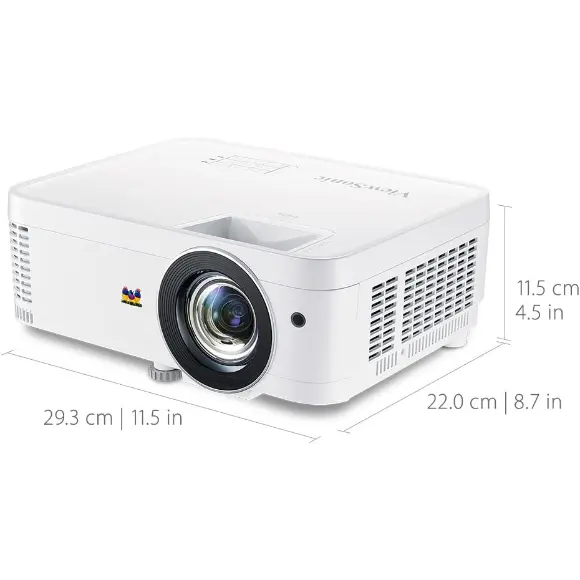 ViewSonic PX706HD 3000 Lumens Short throw projector 1.2X optical zoom, USB Type-C input, 3X fast input, Gaming Mode - PakByte Computers 