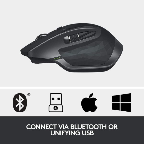 Logitech MX Master 2S Wireless Mouse - Graphite - PakByte Computers 