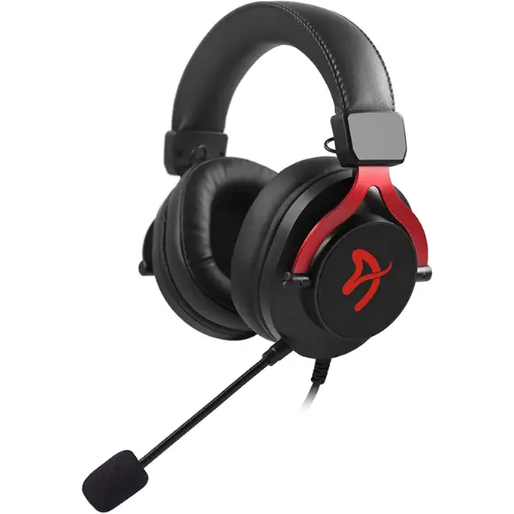 Arozzi Aria Gaming Headset - Black, Red - PakByte Computers 