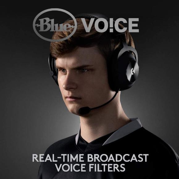 Logitech G PRO X Wireless Lightspeed Gaming Headset with Blue VO!CE Mic Filter Tech, DTS Headphone:X 2.0 Surround Sound - PakByte Computers 