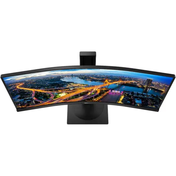 Philips 346B1C 34" Ultra Wide Curved Monitor, QHD 2K, USB-C and Built-in KVM Switch - PakByte Computers 