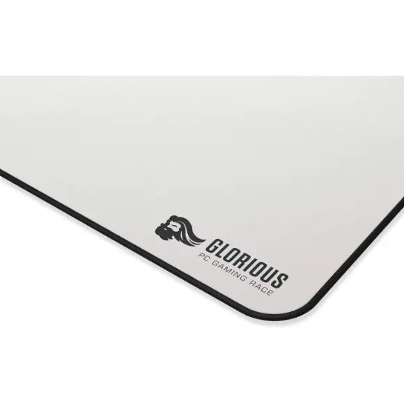 Glorious Extended Gaming Mousepad - Long White | 11"x36" (GW-E) - PakByte Computers 