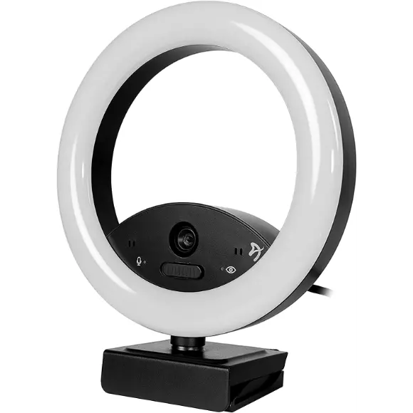 Arozzi Occhio – True Privacy Ring Light Webcam - PakByte Computers 