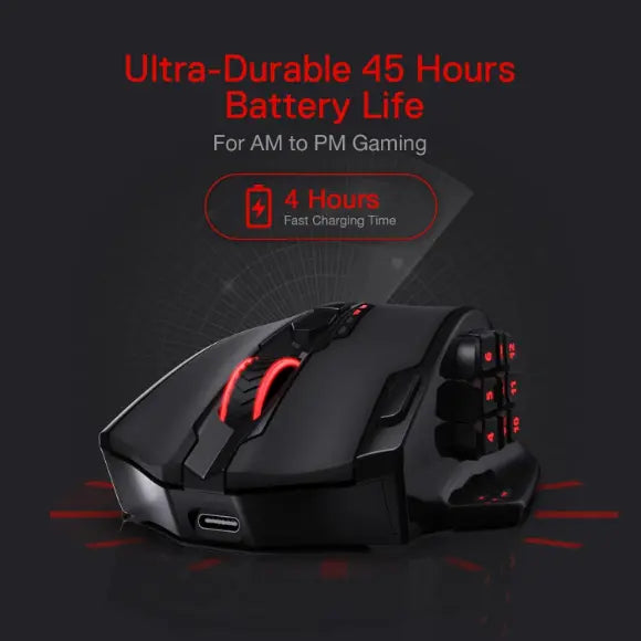 Redragon M913 Impact Elite Wireless Gaming Mouse - PakByte Computers 