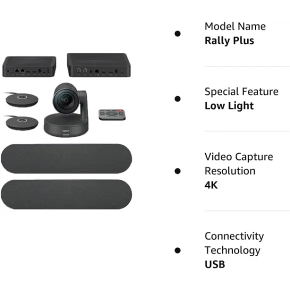 Logitech Rally Plus Video Conference Equipment - PakByte Computers 