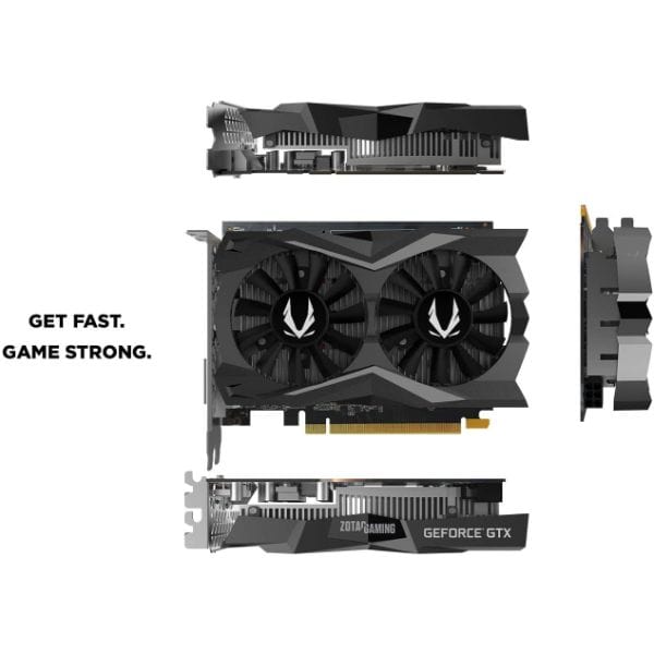 ZOTAC Gaming GeForce GTX 1650 Super Twin Fan 4GB GDDR6 128-Bit Gaming Graphics Card, Super Compact, Zt-T16510F-10L - PakByte Computers 