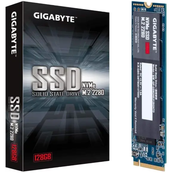 Gigabyte NVMe 128GB Solid State Drive - PakByte Computers 