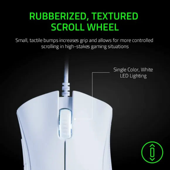 Razer DeathAdder Essential Gaming Mouse - Mercury White - PakByte Computers 