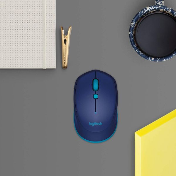 Logitech M337 Wireless Mouse - Blue - PakByte Computers 