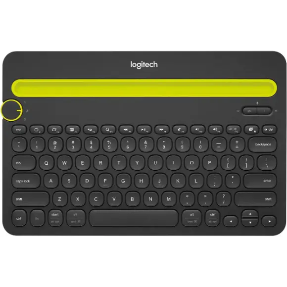 Logitech K480 Wireless Multi-Device Keyboard - BLACK - PakByte Computers 