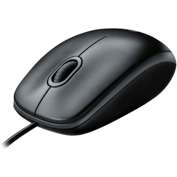 Logitech B100 Corded Mouse – Black - PakByte Computers 