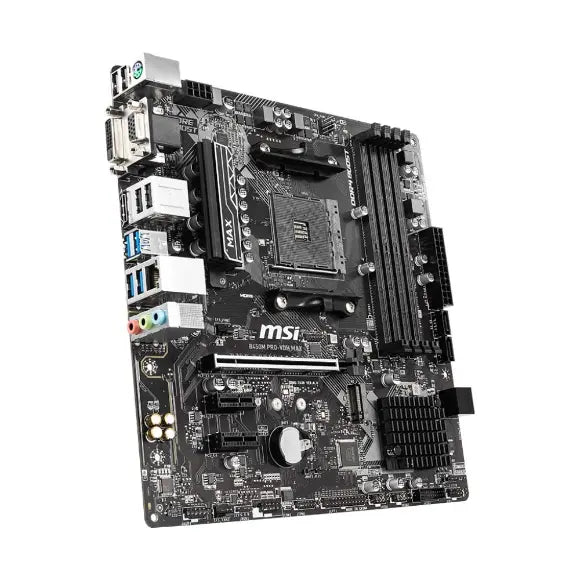 MSI B450M PRO-VDH MAX Gaming Motherboard - PakByte Computers 