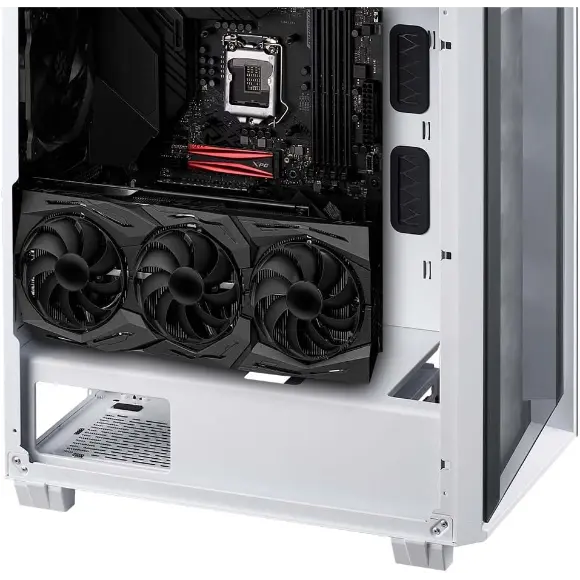 XPG CRUISER Mid-Tower Gaming Casing - White - PakByte Computers 