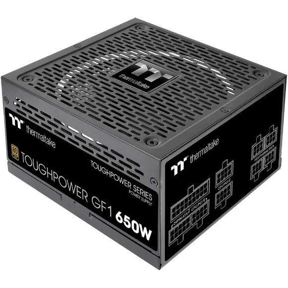 Thermaltake Toughpower GF1 650W 80+ Gold Power Supply - PakByte Computers 