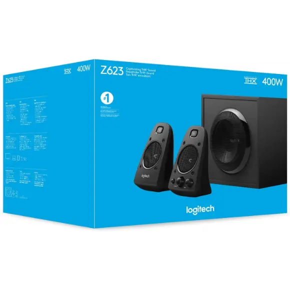 Logitech Z623 2.1 Speaker System - Black - PakByte Computers 