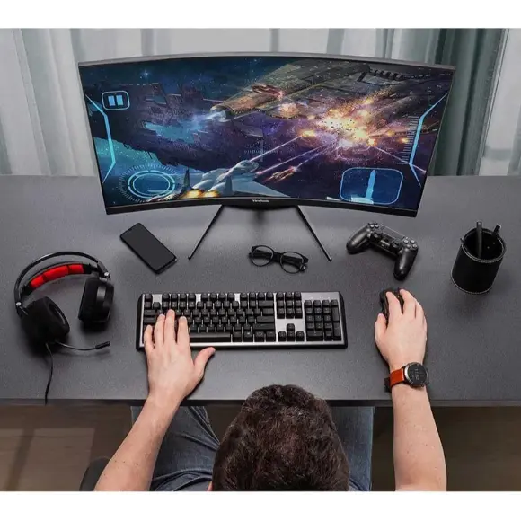 ViewSonic VX3418-2KPC 34” WQHD 144Hz Curved Gaming Monitor - PakByte Computers 