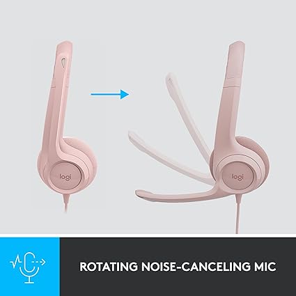 Logitech ClearChat Comfort/USB Headset H390 (Rose)