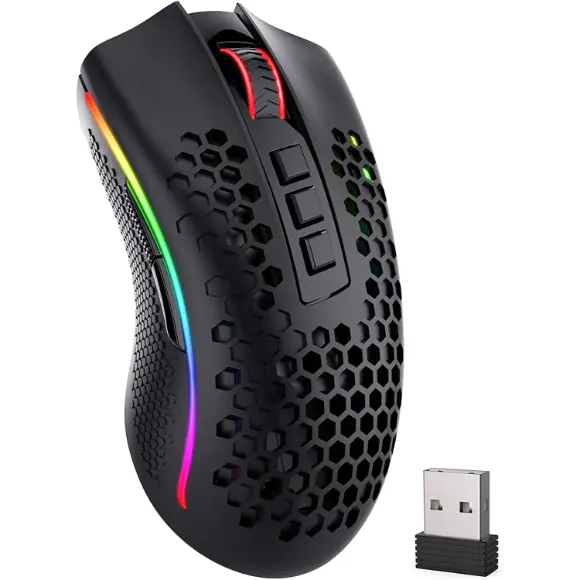 REDRAGON M808-KS STORM PRO RGB WIRELESS GAMING MOUSE - PakByte Computers 