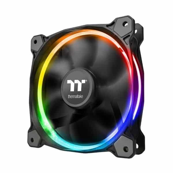 Thermaltake Ring 12 LED RGB Radiator Fan Sync Edition (3-Fan Pack) CL-F071-PL12SW-A - PakByte Computers 