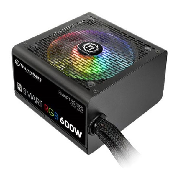 Thermaltake Smart RGB 600W PSU SPR-0600NHSAW - PakByte Computers 